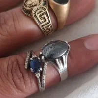 انگشتر نقره زنانه و مردانه