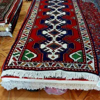 یک جفت کناره دستباف شاهسوند ۱در۳متر|فرش|دورود, |دیوار