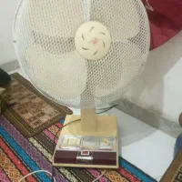 دوعددپنکه پایه کوتاه وبلند بدون عیب کم کارکرده