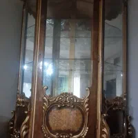 بوفه لوازم خوش نقش در حد نو اینه ای باچوب ناب گردو