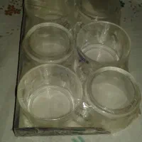 2دست لیوان 1دست استکان فرانسوی|ظروف سرو و پذیرایی|رباطکریم, شترخوار|دیوار