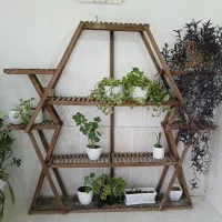 استند چوبی گل