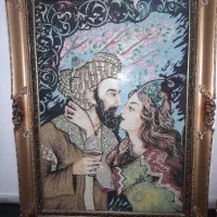 تابلو کوبلن با قاب چوب
