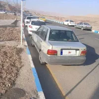 پراید نقره‌ای کاربرات