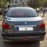 پژو ۲۰۶ SD v8 بدون رنگ سالم