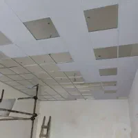 نصاب سقف کاذب۶۰×۶۰دیوارپوش ترمو ماربل قرنیز|خدمات پیشه و مهارت|کرج, گوهردشت|دیوار