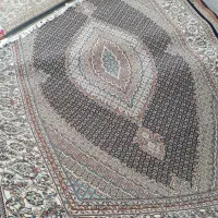 یک جفت فرش ۶متری ۷۰۰شانه نقش ریز ماهی درحدنو