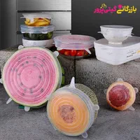 روکش غذا سیلیکونی درب سیلیکونی محافظ غذا سیلیکونی|ظروف نگهدارنده، پلاستیکی، یک‌بارمصرف|شیراز, بازار|دیوار