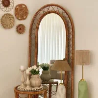 آینه قدی حصیری