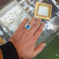 انگشتر   نقره با سنگ فیروزه نیشابور|جواهرات|مشهد, طرق|دیوار