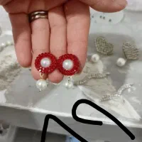 گوشواره دست ساز بسیار شیک و زیبا با قیمت مناسب|بدلیجات|کرج, اسلامآباد|دیوار