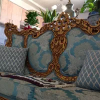 مبل سلطنتی ۷نفره همراه با میزعسلی ۳تای|مبلمان خانگی و میز عسلی|گرمسار, |دیوار