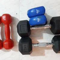 ۳ جفت دمبل جمعا ۲۰ کیلو