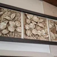 تابلو گل برجسته