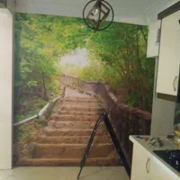 نصب کاغذ دیواری وپوستر|خدمات پیشه و مهارت|نیشابور, شهرک فیروزه|دیوار