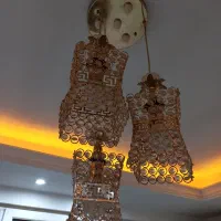 لوستر طلایی|لوستر و چراغ آویز|قرچک, باقرآباد|دیوار