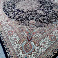 فرش رضا قهرمانی جفت۱۲متری۷۰۰شانه تراکم۲۵۵۰درحدنو