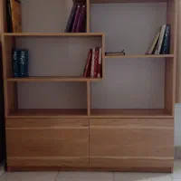 کتابخانه ام دی اف|کتابخانه، شلف، قفسه‌های دیواری|تهران, دبستان|دیوار