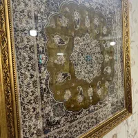 تابلو فرش قاجاری جواهر نشان