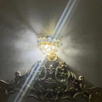 دیوارکوب کریستالی|لوستر و چراغ آویز|اسلامشهر, شهرک قائمیه|دیوار