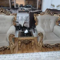 فروش مبل ۷ نفره سلطنتی|مبلمان خانگی و میز عسلی|رشت, حسین آباد|دیوار