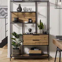 شلف قفسه دراور|کتابخانه، شلف، قفسههای دیواری|کیش, |دیوار