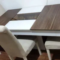 میز ناهار خوری هفت نفره|میز و صندلی غذاخوری|بندر انزلی, پرستار|دیوار