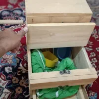 لانه بزرگ طوطی سانان جنس چوب روسی و در حد نو|لوازم جانبی حیوانات|اصفهان, شفق|دیوار