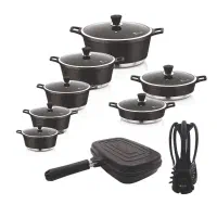 سرویس قابلمه و تابه گرانیتی 22 پارچه