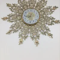 ساعت دیواری برنجی عطائی برنز