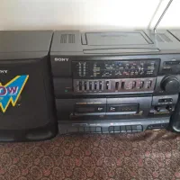 رادیو ضبط سونی ژاپنی اصل پشتی ترکمن بخاری|سیستم صوتی خانگی|تهران, صد دستگاه|دیوار