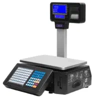 ترازو دوبل پرینت لیبل توزین صدر 9 رقمی جدید