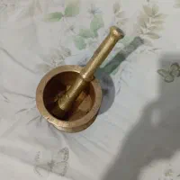 هاونگ قدیمی برنجی با دسته،قیمت ۲۵۰۰|کلکسیون اشیاء عتیقه|محمدشهر, شهرک پیام (مهرالبرز)|دیوار