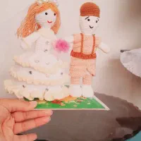 عروسک محلی دستباف سنتی
