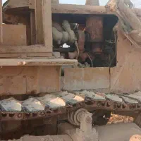 بلدوزر کوماتسو۸۵|خودرو سنگین|ریگ, |دیوار