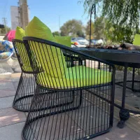 میز آتشدان بیضی Cnc پایه چدن /صندلی آماتیس|مبلمان خانگی و میز عسلی|تهران, بازار|دیوار