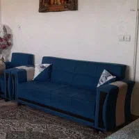 مبل راحتی همراه با جلو مبلی