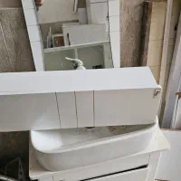 ست روشویی فایبرگلاس با آینه درحده نویه سال کارکرد