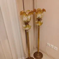 چراغ قدیمی برنزی
