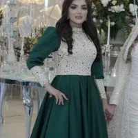 لباس مجلسی سبز زیبا