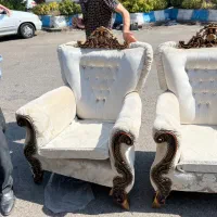 مبل سلطنتی سالم همراه با بوفه|مبلمان خانگی و میز عسلی|آستانه اشرفیه, |دیوار