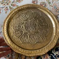 سینی برنجی انتیک