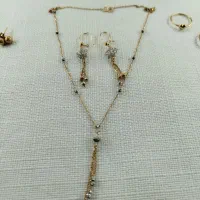 طلا تکپوش گوشواره گردنی البرنادو اقتصادی|جواهرات|مشهد, طلاب|دیوار