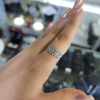 انگشتر فری سایز برگ نقره|بدلیجات|کرمانشاه, |دیوار