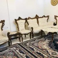 مبل ۹ نفره چوب راش|مبلمان خانگی و میز عسلی|تهران, بلورسازی|دیوار
