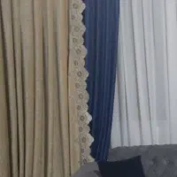 دوجفت کنار پرده ای ،مخمل ترک|پرده، رانر، رومیزی|پردیس, فاز ۸|دیوار