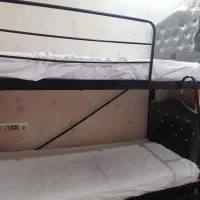 تخت خواب دوطبقه فلزی|تخت و سرویس خواب|مشهد, حسابی جنوبی (شهرک غرب)|دیوار