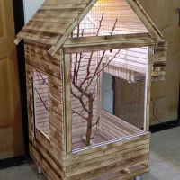 قفس چوبی پرندگان