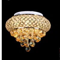 دو عدد لوستر کریستالی مدرن  مناسب سالن