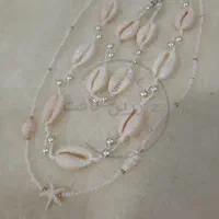 گردنبند صدف و ستاره دریایی ۲عددی